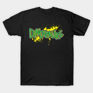 dinosaurs text T-Shirt